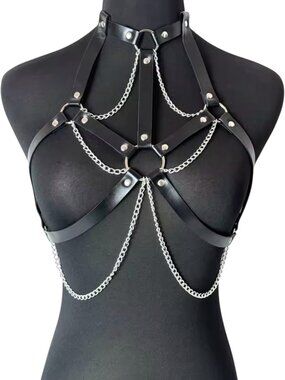 Women Fashion Street Style Adjustable Chest Harness